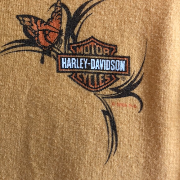 🔥Harley-Davidson Short/Cap Sleeve Top - Picture 4 of 8